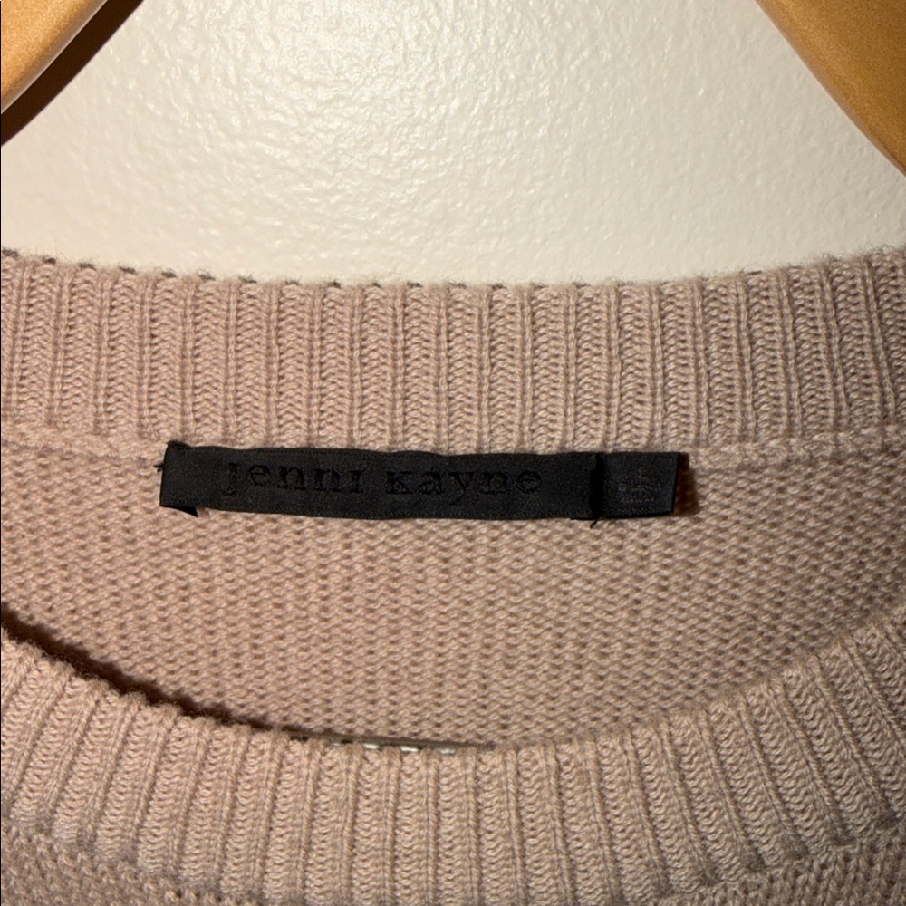 Jenni Kayne Boyfriend Cashmere Sweater Size L - Picture 3 of 5